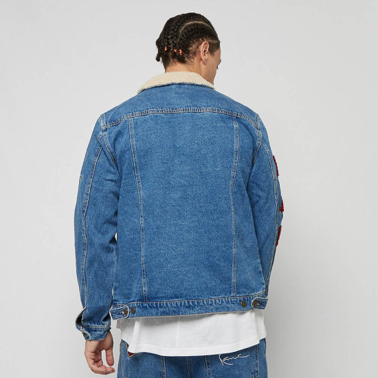 Karl Kani Ανδρικό μπουφάν OG Patched Denim Jacket